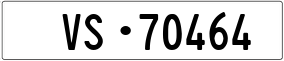 Truck License Plate